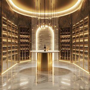 Luxury Dual Zone Stainless Steel <strong>Smart</strong> Wine Cooler Cabinet Cellar with Large Capacity for Home Bar and Living Room <strong>Furniture</strong> - Product Image 4