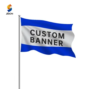 2023 nuevo producto banderas y pancartas promocionales banderas con logotipo impresión personalizada banderas de negocios personalizadas carteles de suspensión promocionales