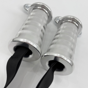 Manijas de <span class=keywords><strong>polea</strong></span> de aluminio de alta resistencia para máquina de cable - Agarres antideslizantes para gimnasio, accesorio de cuerda para tríceps para entrenamiento de fuerza - Product Image 3