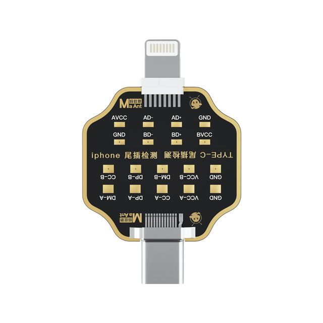 MaAnt TAIL Plug Dock Flex Test Board for iPhone Android Type-C Mobile Phone Battery Power Charging Fault Fast Testing Tool