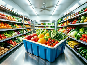 Caja Aislada de PP Moldeada por Inyección de 63L al por Mayor, 50% Más Ligera que las Rotomoldeadas, Enfriador Apilable para Transporte de <span class=keywords><strong>Alimentos</strong></span>, Grado Alimenticio, Precio al por Mayor - Product Image 1