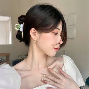 Pince à Cheveux Fleur de Cerisier en Métal Tendance pour Femme – Vente en Gros pour Usage Quotidien - Product Image 2