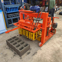 Machine mobile Offre Spéciale de fabrication de blocs creux en béton d'Haïti Machine à briques diesel pour le stockage de briques pleines