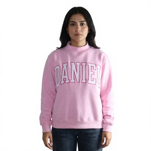 Daniel <b>Pink</b> Crew Neck <b>Sweatshirt</b> Unisex Regular Fit Cotton Knitted Pullover Casual Autumn Wear - Product Image 6
