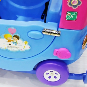 बच्चों प्लास्टिक खरीदारी की टोकरी के साथ एक खिलौना कार - Product Image 5