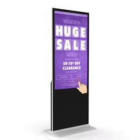 Guoxing Vente Chaude 43 Pouces Portable LCD Digital Signage Kiosque Joueurs Publicitaires Portable Extérieur Affiche Signalisation