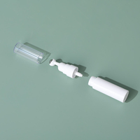 Emballage de crème pour les yeux de 5 ml, 10 ml, 15 ml, flacon sans air avec applicateur de massage à bille métallique