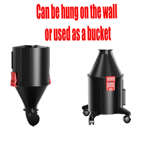 Aspirateur séparateur <span class=keywords><strong>cyclone</strong></span> multifonction 2-en-1 Modes muraux et à roues pour une utilisation flexible Dépoussiéreur <span class=keywords><strong>cyclone</strong></span> - Product Image 6