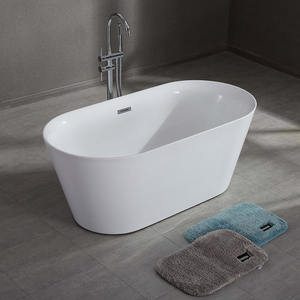 Baignoire intérieure et extérieure moderne pour adultes autoportante tous temps facile à installer Design durable Baignoire ovale 1 2 3 personnes - Product Image 2