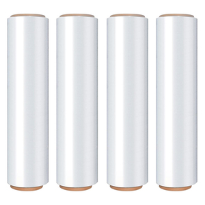 Sức Mạnh Công Nghiệp 1500ft Rõ Ràng Căng Bọc Cuộn 80 Đo Nhiệm Vụ Nặng Nề Nhựa Mềm Độ Cứng Cho <span class=keywords><strong>Pallet</strong></span> Gói Và Vận Chuyển - Product Image 1