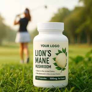 OEM/ODM Organic Lions Juba Cogumelo Cápsulas para Sistema Nervoso e Memória de Foco para Uso Diário GMP Compliant Facility - Product Image 5