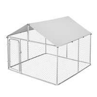2. Vente flash : enclos pour chien en chaîne, revêtement PVC, montage facile pour jardin et ferme