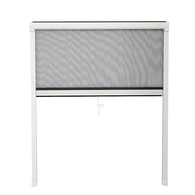 Factory Hot Sell Modern Kitchen Screen Window Aluminium Fly Screen Retractable Roller Insect Resistant Fiberglass Mesh