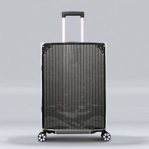 Wholesale Custom PVC Transparent Dustproof Eco-Friendly Silk Screen Printed Stretch Bag Protection Luggage <b>Suitcase</b> Cover - Product Image 4