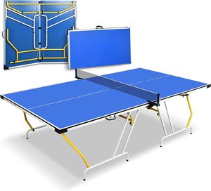 Mesa de Tenis de Mesa Profesional para Interiores IUNNDS con Tablero de MDF de 12mm/15mm de Grosor, Producto Duradero y Resistente, Mesa de Tenis para Niños - Product Image 1