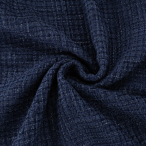 New arrivals kiểm tra <span class=keywords><strong>Tweed</strong></span> vải nâu cảm ứng mềm mại kẻ sọc <span class=keywords><strong>Tweed</strong></span> vải cho phụ nữ áo khoác - Product Image 2