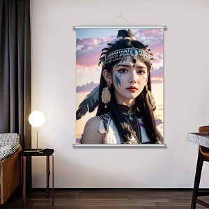 TongJie, pintura de pared de dormitorio de tamaño personalizado, tela de punto cálida y romántica, suave y acogedora, acepta pedidos a granel - Product Image 4