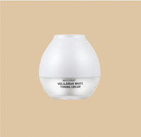 Crème Tonifiante Blanche MELAJURAN, Hydratant Facial Coréen, Glutathion, Tomate, Niacinamide, Formule Gel pour un Soin Éclatant