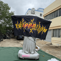 Poupée en peluche gonflable Jésus pour décorations de fête, statue de Jésus personnalisée imprimée pour événements religieux