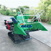 Machine de récolte de riz moissonneuse-batteuse en caoutchouc à bas prix