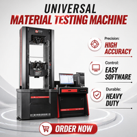 Máquina de Ensayo Universal Hidráulica para Tracción, Compresión y Flexión de Acero y Metal, Certificación ASTM y CE, Garantía de Un Año, Guía Remota