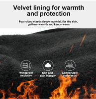 Gants thermiques d'hiver pour l'extérieur, cyclisme, ski, survie, fonction écran tactile, chauds, imperméables, en coton polaire, unisexe, couleur unie