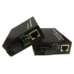 1 คู่ 1000mbps Netlink Gigabit Sc Port 3km Htb-gs-03 Ab ตัวแปลงไฟเบอร์ออปติกพร้อมอะแดปเตอร์ไฟ 5v 1a - Product Image 1