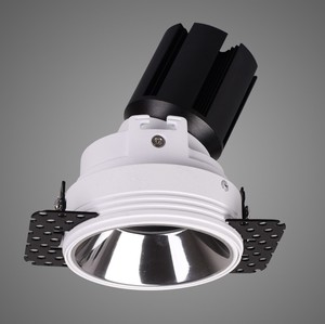 ไฟ LED เชิงพาณิชย์ โคมไฟฝังเพดาน สีดำ อะลูมิเนียม 4100K แสงขาวธรรมชาติ AC 220V IP20 อายุการใช้งาน 50000 ชั่วโมง CRI90 ปรับความสว่างได้ - Product Image 6