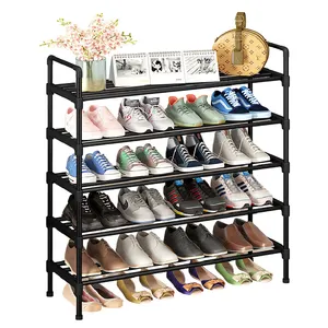 New Updated Shoe Rack Furniture Stand Bedroom 5 Layer Multifunctional Shoe Racks For Home