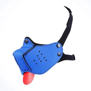 Masques demi-visage animaux Lootee, mignons, en cuir, tête de <span class=keywords><strong>chien</strong></span>, BDSM, <span class=keywords><strong>SM</strong></span>, jouet sexuel, accessoires de bondage, accessoire érotique pour couples adultes - Product Image 1