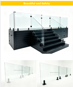 Balustrade <span class=keywords><strong>en</strong></span> verre HJ pour <span class=keywords><strong>escalier</strong></span>, garde-corps <span class=keywords><strong>en</strong></span> verre trempé, <span class=keywords><strong>angle</strong></span> d'inclinaison réglable, poteau <span class=keywords><strong>en</strong></span> acier inoxydable pour <span class=keywords><strong>escalier</strong></span> - Product Image 6