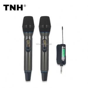 TNH UM-W20 mikrofon profesional genggam, mikrofon magnetik nirkabel profesional untuk kinerja panggung Karaoke rumah - Product Image 1