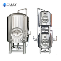 Réservoir à bière empilable 2BBL en acier inoxydable 304, en stock, expédition rapide