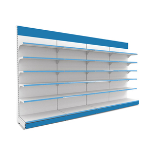 Prezzo di fabbrica doppio lato metallico negozio al dettaglio supermercato Gondola scaffalatura scaffale per negozio - Product Image 2