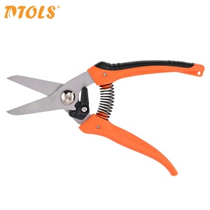 ด้ามจับกันลื่นสำหรับตัดแต่งกิ่งต้น<span class=keywords><strong>บอน</strong></span><span class=keywords><strong>ไซ</strong></span>ต้นไม้ผลไม้ใบมีดแหลมปลายแหลมแบบสปริง - Product Image 1