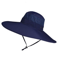 Chapeau à large bord de style unique et tendance, coupe-vent, avec sangle, pour la randonnée en montagne en plein air, vente chaude