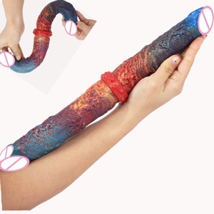 FAAK Hot Sale Double Ended <b>Dildos</b> Fantasy Silicon Sex Toys for Lesbian - Product Image 1