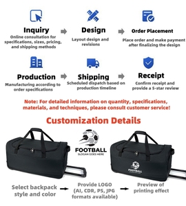 Nessun MOQ Personalizzato Borsa Duffle con Ruote Calcio 71.5L Viaggio <span class=keywords><strong>Palestra</strong></span> Attrezzatura Allenamento con Scomparto Scarpe Sep - Product Image 2