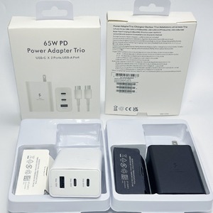 65W <b>USB</b> C PD Wall Power <b>Adapter</b> 3 Port UK US EU Plug Daily Use <b>Multi</b> Device Charging for Samsung Galaxy S22 S23 S24 S25 S26 - Product Image 1