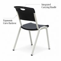 Chaise de location commerciale empilable, respectueuse du sol, antirouille, avec revêtement en poudre, pour restaurants, mariages, hôtels, salles d'attente, centres de villégiature