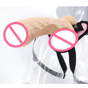 FAAK 23,5 cm * 5 cm Dildo réaliste en plastique épais <span class=keywords><strong>avec</strong></span> ceinture pour lesbiennes Strapon Dildo <span class=keywords><strong>Prépuce</strong></span> Glans Sex - Product Image 4