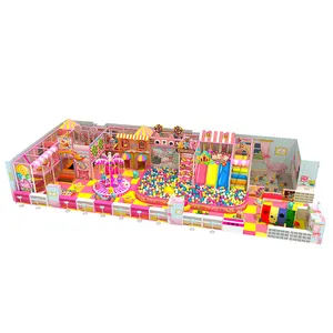 152 Quadratmeter hochwertige Süßigkeiten Thema Kinder Indoor-Spielgeräte