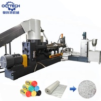 Machine de fabrication de granulés de recyclage de plastique PP PE PS de la marque OCTTECH, ligne de granulation avec une production de 500 kg/h