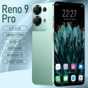 Reno 9 Pro 12GB + 512GB Teléfono 10 núcleos Versión global Teléfonos móviles Original 5g Teléfonos inteligentes Teléfono Opo 7 Teléfono inteligente Pulgadas Tft