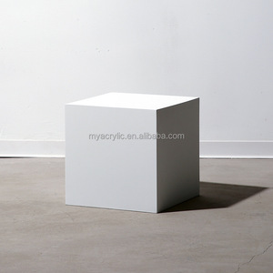 PMMA Wedding Cake Riser Acrylique Plancher Piédestal Plinthe Carré Clair Acrylique Blanc Noir Présentoir - Product Image 3