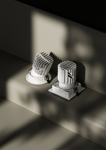 Kyqee chiếu sáng thương mại cut-out 115 Mét 40 wát <span class=keywords><strong>LED</strong></span> Downlight khách sạn Trần lõm có thể điều chỉnh vuông <span class=keywords><strong>LED</strong></span> đèn tại chỗ <span class=keywords><strong>2025</strong></span> mới nhất - Product Image 4