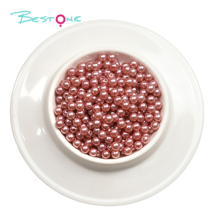 Bestone Chứng Khoán khuyến mãi Trắng <span class=keywords><strong>5mm</strong></span> 1000PCS nhựa ngọc trai với lỗ - Product Image 5