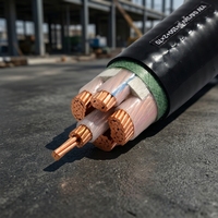 Câble d'alimentation blindé NH-YJV22 résistant au feu CU/XLPE/STA/PVC 0,6/1 kV multiconducteurs pour hôpitaux, urgences, métros et stations de métro