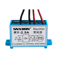 Penyearah Rem Kegagalan Daya Setengah Gelombang Seri SNXRON RY/ZS untuk Motor Industri AC 0-500V 2000V Puncak, Stabilitas Tinggi, Mudah