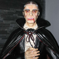 Statue de vampire Dracula en résine 3D personnalisée pour Halloween et le Poisson d'avril